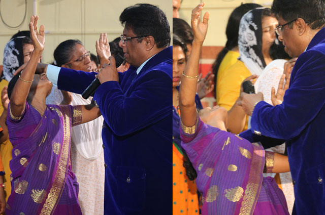 Hundreds massed for the March Night Vigil Prayer 2018 organized at Prayer Center by Grace Ministry in Mangalore here on Saturday, March 03 and were mightly Blessed.